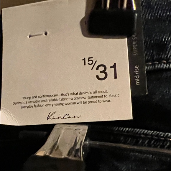 NWT KanCan women’s Ripped Dark Super Skinny Jeans - Picture 4 of 6